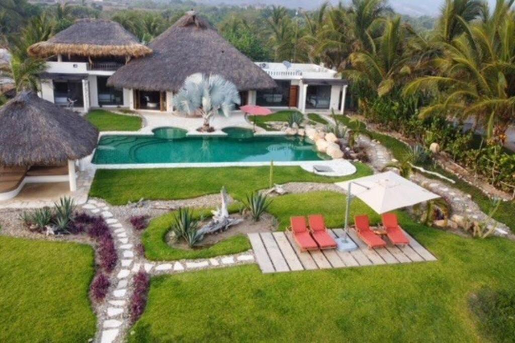 Villa De Las Rocas プエルト・エスコンディード エクステリア 写真