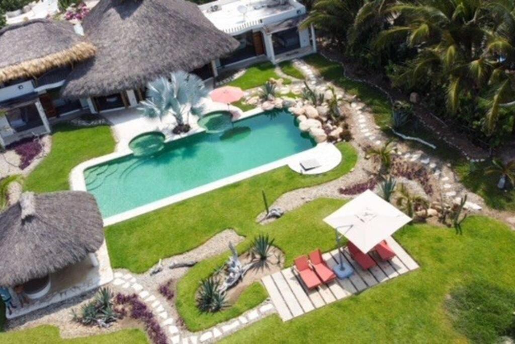 Villa De Las Rocas プエルト・エスコンディード エクステリア 写真